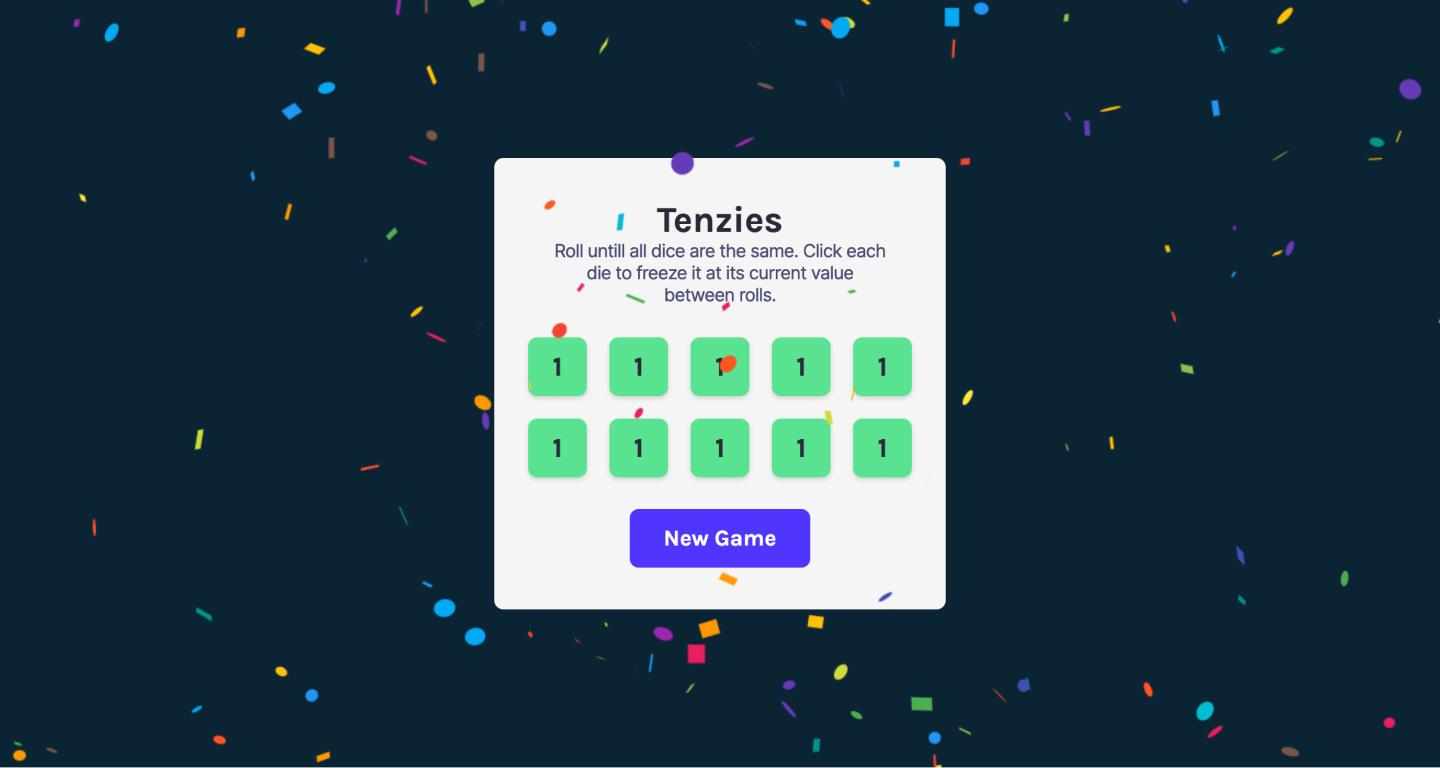 Tenzies Dice Game screenshot